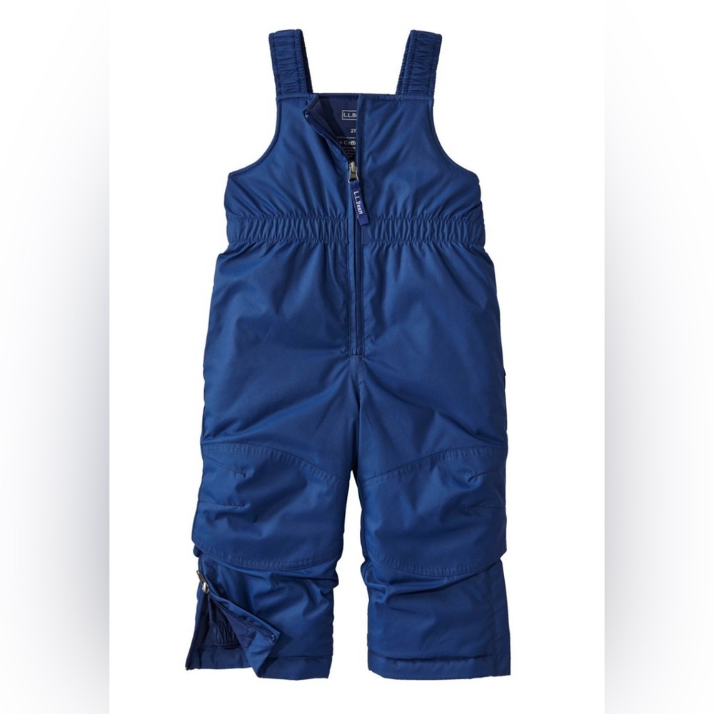 Lands End 2T Navy Blue Kids Cold Buster Snow bib Snowpants Overalls